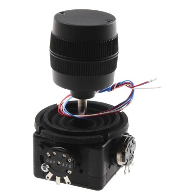 APEM M Series 3-Axis Potentiometric Joystick Button Handle, 240V AC M31L081A