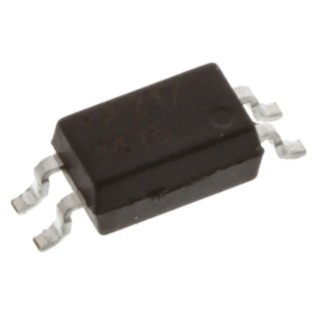 Broadcom DC Input Optocoupler, Surface Mount SOIC 4-Pin, 3000V Isolation, 50mA Input Current ACPL-217-500E