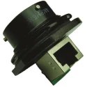 Amphenol Socapex RJF Series Cat5e Shielded Right Angle Female RJ45 Connector, 1 Port 8 Way 