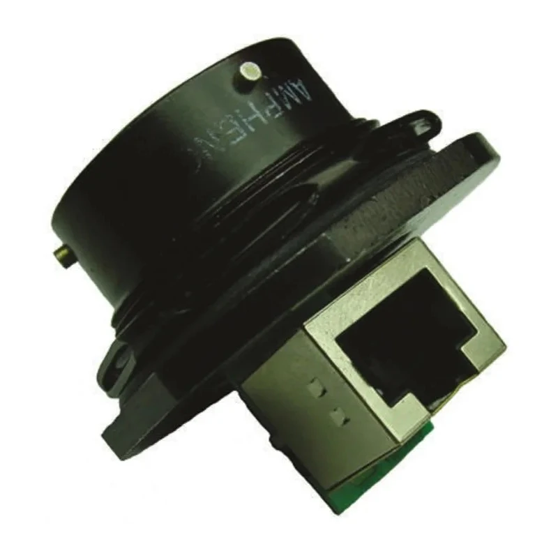Amphenol Socapex RJF Series Cat5e Shielded Right Angle Female RJ45 Connector, 1 Port 8 Way 