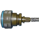 Amphenol Socapex RJFTV Series RJ45 Connector Male 360° Shielded Straight 1 Port 8 Way RJ45