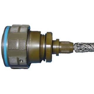 Amphenol Socapex RJFTV Series RJ45 Connector Male 360° Shielded Straight 1 Port 8 Way RJ45