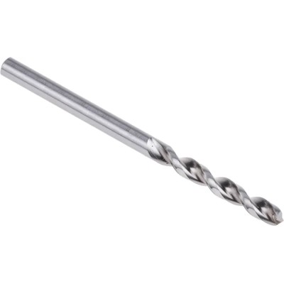 Dormer High Speed Cobalt Drill Bit, 3.18mm Size, 48mm Overall Length, 22mm Drilling Length, Helical Flute A9201/8