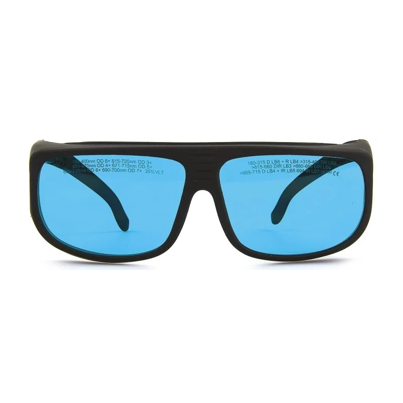 Global Laser Laser Safety Glasses Blue Frame Black 1990-03-000