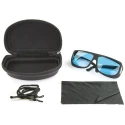 Global Laser Laser Safety Glasses Blue Frame Black 1990-03-000