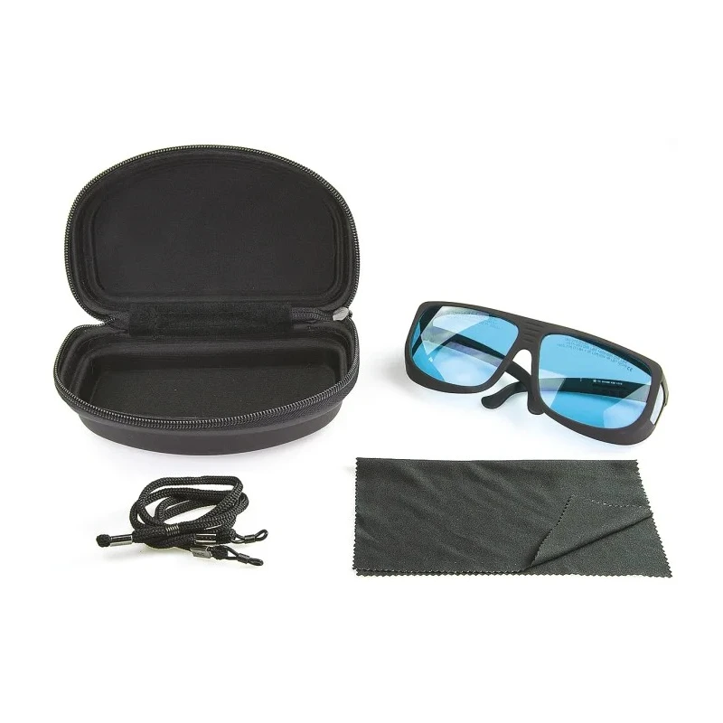 Global Laser Laser Safety Glasses Blue Frame Black 1990-03-000