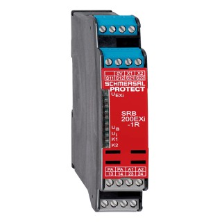 Schmersal 24V DC Safety Relay with 2 Safety Contacts and 1 Auxiliary Contact SRB200EXI-1R
