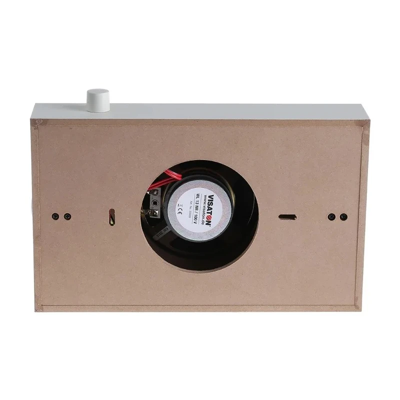 Visaton White Wood Cabinet Wall Speaker 90 Hz to 20 kHz Sound Level 96dB WL 13 NR 100 V