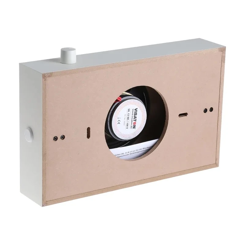 Visaton White Wood Cabinet Wall Speaker 90 Hz to 20 kHz Sound Level 96dB WL 13 NR 100 V