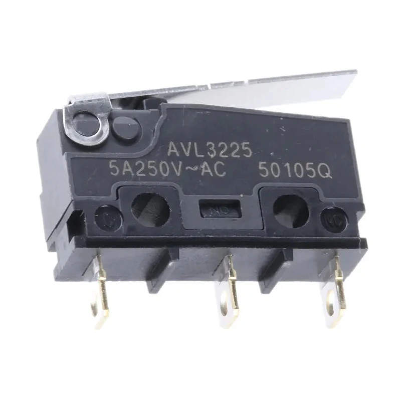 Panasonic Hinge Lever Micro Switch, Solder Terminal, 5A, 250 V AC, SPCO AVL3225-A