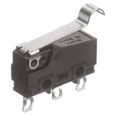 Panasonic Simulated Roller Lever Micro Switch, Solder Terminal, 100mA, 250V AC, 30V DC, SPCO, IP40 AVT324261