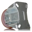 LAG Fixed Castor, 100 kg Capacity, 80 mm Wheel Diameter, Polyurethane Wheel, Galvanised Steel Frame, Model 22152