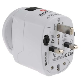 SKROSS Universal Travel Adapter UK USA Europe Italy Switzerland Australia 10A 250V 691-0896