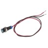 RS PRO Blue Panel Mount Indicator, 2V DC, 20mA, Lead Wire Termination, IP67, Flush Bezel 700-1858