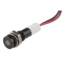 RS PRO White Panel Mount Indicator 24V dc 20mA Lead Wire Termination IP67 Flush Bezel 700-1883