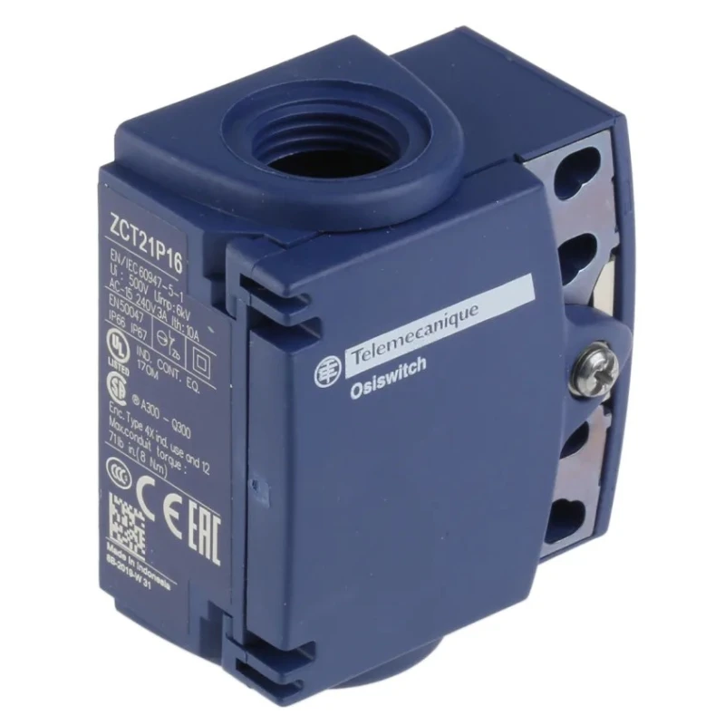 Telemecanique Sensors OsiSense XC Series Roller Lever Limit Switch, SPDT, IP66 IP67, Plastic Housing, 240V AC, 1.5A ZCT21P16