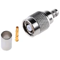 Amphenol RF RT Series Coaxial Connector Cable Male TNC 50 Ω, Straight Body Crimp RT1121A1-NT3G-7B-50