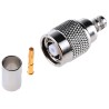 Amphenol RF RT Series Coaxial Connector Cable Male TNC 50 Ω, Straight Body Crimp RT1121A1-NT3G-7B-50