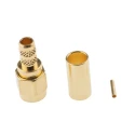 Amphenol RF SMA Series Coaxial Connector Cable Male SMA 50 Ω Straight Body Crimp RSMA1111A1-3GT50G-1-50