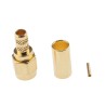 Amphenol RF SMA Series Coaxial Connector Cable Male SMA 50 Ω Straight Body Crimp RSMA1111A1-3GT50G-1-50