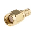 Amphenol RF SMA Series Coaxial Connector Cable Male SMA 50 Ω Straight Body Crimp RSMA1111A1-3GT50G-1-50