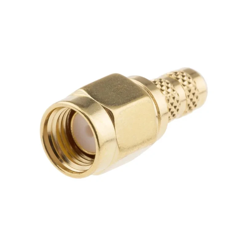 Amphenol RF SMA Series Coaxial Connector Cable Male SMA 50 Ω Straight Body Crimp RSMA1111A1-3GT50G-1-50
