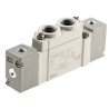 SMC Pneumatic Solenoid Valve Pilot G 1/8, 5 Ports, Aluminium Body, Nitrile Rubber Seal SY5000
