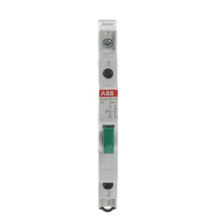 ABB 250V AC DIN Rail Push Button Circuit Trip 16A Current Rating for System Pro M Compact E215 2CCA703152R0001 E215-16-11D