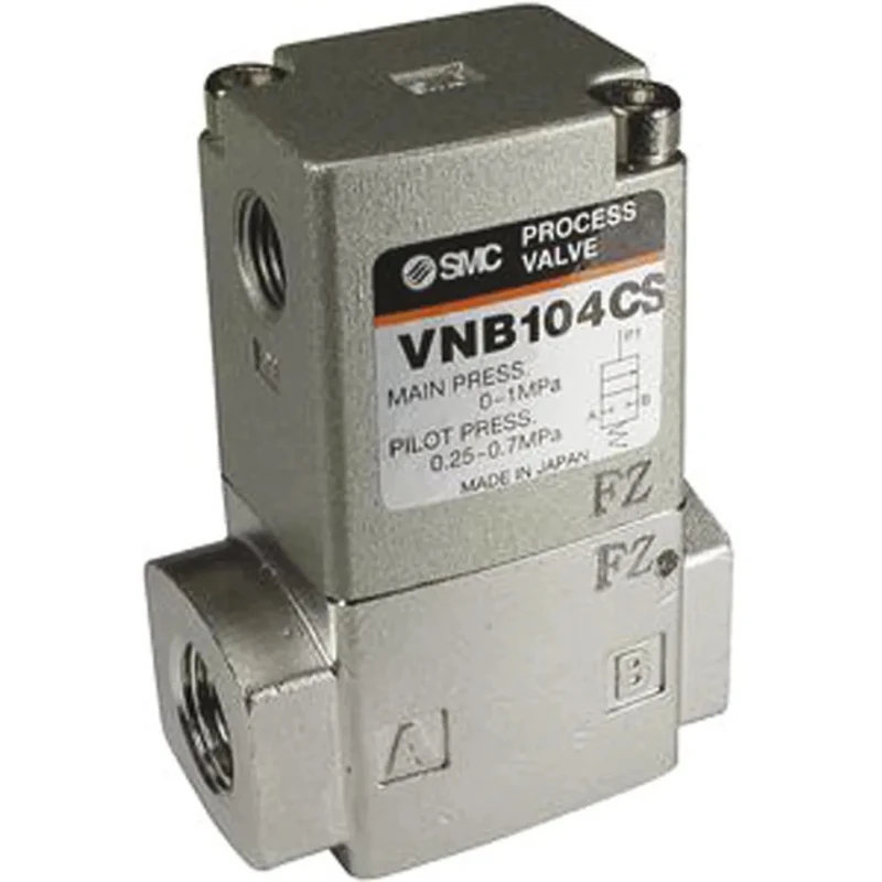 SMC Cylinder Type Pneumatic Actuated Valve 1 Mpa 1/8 in Female Threaded VNB104B-F6A