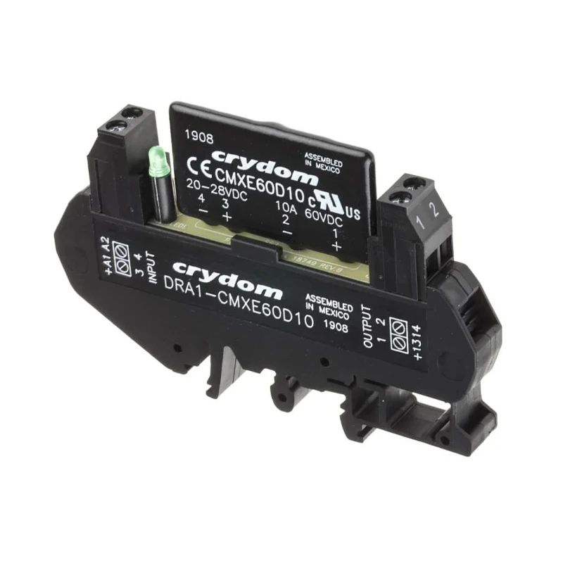 Crydom Solid State Interface Relay 530V AC DIN Rail Screw Terminal DRA1