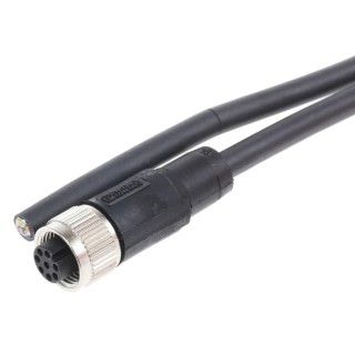 SICK Sensor Actuator Cable 8 Contacts M12 Socket 24V IP54 V300 Work Station DOL-127SG05ME25KM0