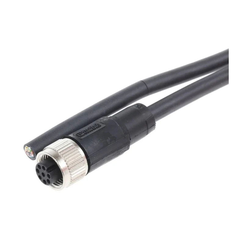 SICK Sensor Actuator Cable 8 Contacts M12 Socket 24V IP54 V300 Work Station DOL-127SG05ME25KM0