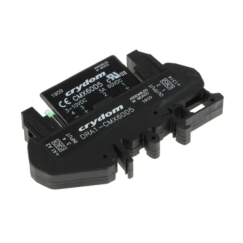 Sensata / Crydom Solid State Interface Relay, Control Voltage 10V DC, DIN Rail Mount Screw Terminals DRA1