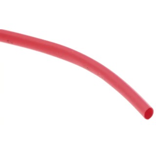 RS PRO Heat Shrink Tubing Red 1.6 mm Sleeve Diameter x 10m Length Polyolefin Flame Retardant 2:1 Ratio 700-4677