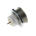 ITW Switches 48M Series Push Button Switch Panel Mount 19 mm Cutout Silver SPST IP67 48M-510N