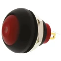 KNITTER-SWITCH DPWL Series Illuminated Miniature Push Button Switch, Momentary, Panel Mount, 12.9 mm Cutout, SPST DPWL1CGRG
