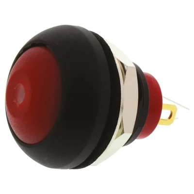 KNITTER-SWITCH DPWL Series Illuminated Miniature Push Button Switch, Momentary, Panel Mount, 12.9 mm Cutout, SPST DPWL1CGRG