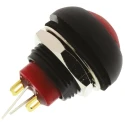 KNITTER-SWITCH DPWL Series Illuminated Miniature Push Button Switch, Momentary, Panel Mount, 12.9 mm Cutout, SPST DPWL1CGRG
