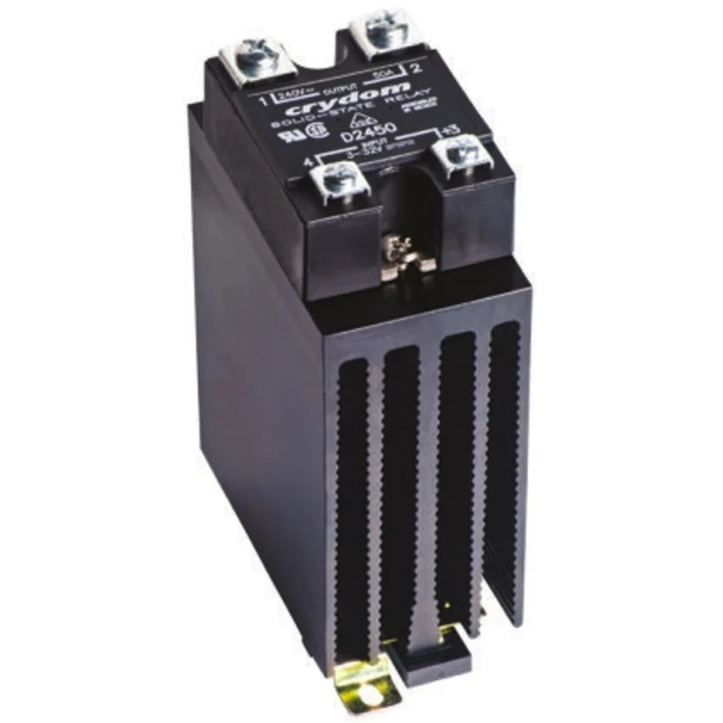 Crydom HS151DR Series Solid State Relay, 40 A Load, DIN Rail Mount, 660 V AC Load, 32V Control HS151DR