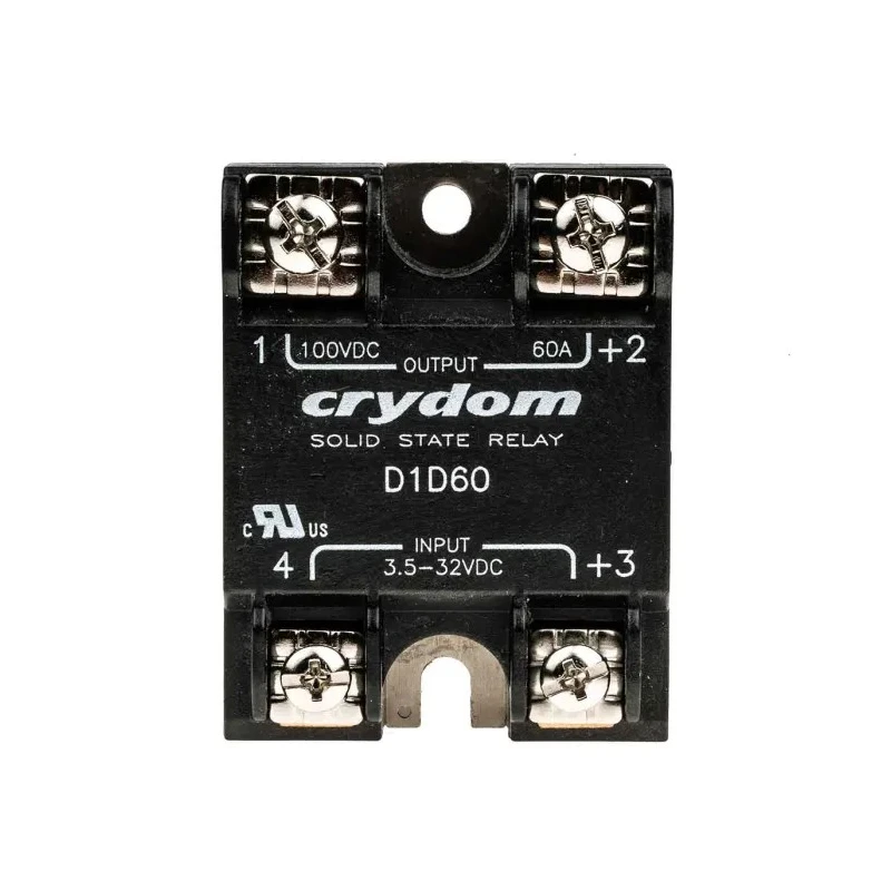 Crydom Solid State Relay, Surface Mount, 60 A Load, 100 V Load, 32V Control, MOSFET Output D1D60