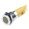 RS PRO Yellow Panel Mount Indicator 24V DC 20mA Solder Tab Termination IP67 Flush Bezel 703-8831