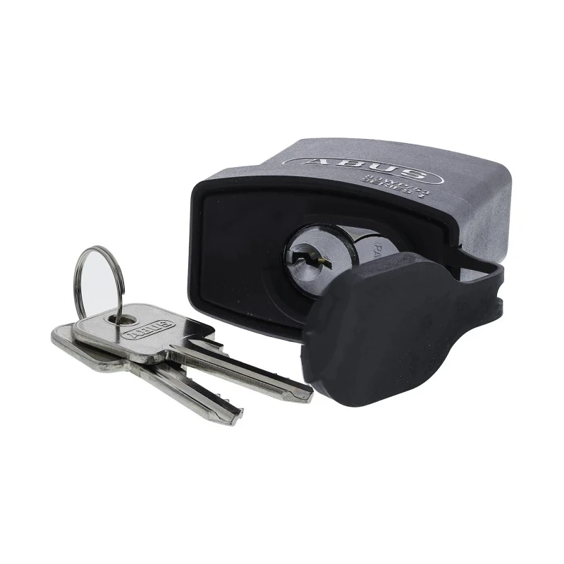 ABUS Keyed Steel Heavy Duty Weatherproof Padlock 8 mm Shackle Diameter, 56.5 mm Body Width 83WP/53