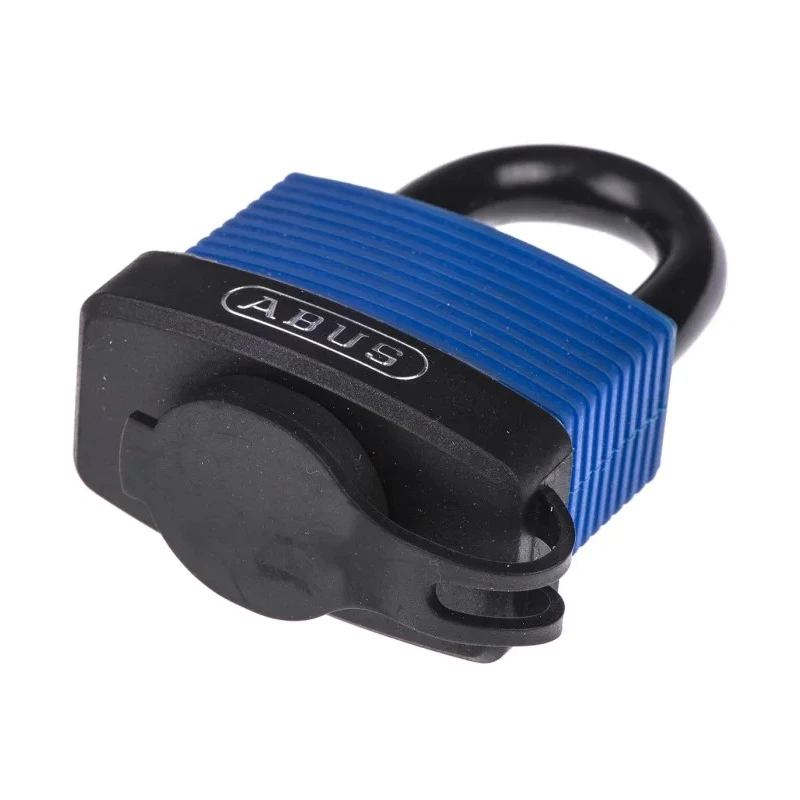 ABUS Weatherproof Keyed Padlock Stainless Steel Brass 8 mm Shackle, 53 mm Body 70IB/45