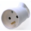 Legrand 16A 250V France Mains Connector White Cable Polymer Screw 0 504 21