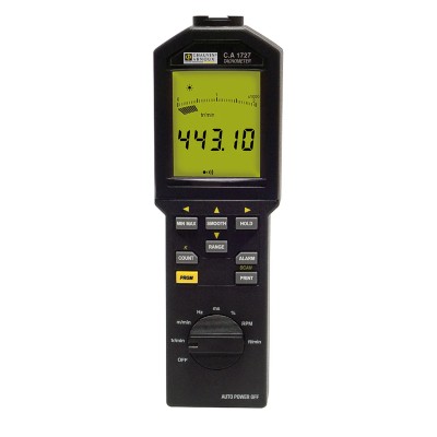 Chauvin Arnoux Industrial Tachometer Accuracy ±6 Counts LCD Display 100000rpm P01174830