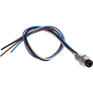 binder Sensor Actuator Cable Male 3 Way M8 to Female 34 Way Unterminated, 5 m, Series 768/718, 30V, IP67 09-3391-00-04