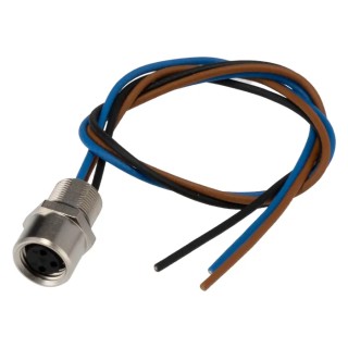 binder Sensor Actuator Cable Female 3 Way M8 to 34 Way Free End 5 m 60V 09-3412-00-03