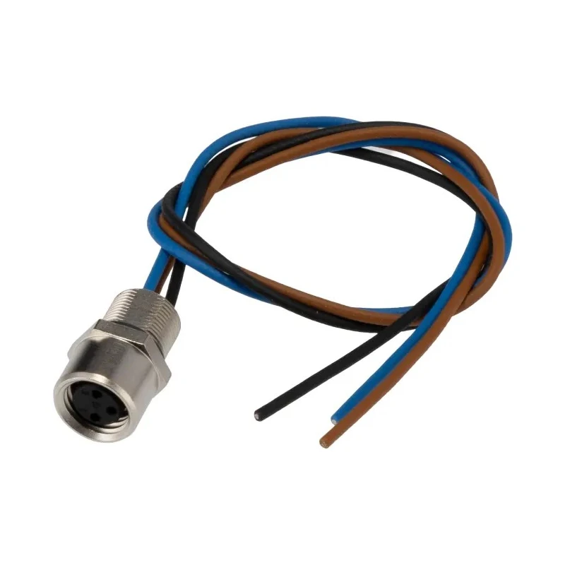 binder Sensor Actuator Cable Female 3 Way M8 to 34 Way Free End 5 m 60V 09-3412-00-03