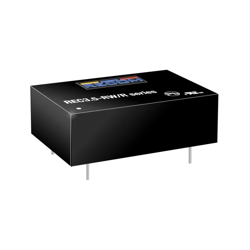Recom DC/DC Converter, 12V DC Output, 145 mA, 36V DC Maximum Input, 18V DC Minimum Input, 3.5W Power REC3.5-2412DRW/R10/A
