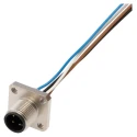 binder Female 4 Way M12 to Unterminated Free End Sensor Actuator Cable 250V, 200mm Length, Polyamide Jacket 09-3433-00-04